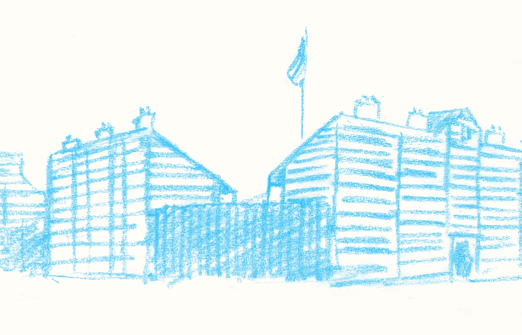 Illustration of Fort-Wayne.. Fort-Wayne, Indiana